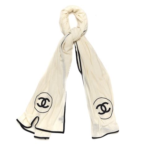 chanel headscarf price|chanel scarf black and white.